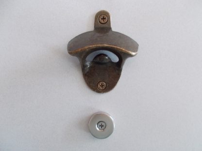 Bronze Bottle Opener and Magnet Set